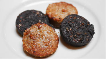 Irish Black Pudding,Super Food(Our Presidents Choice) Thin 300gm,Small Batch,Hand Made(**Contains Gluten**)