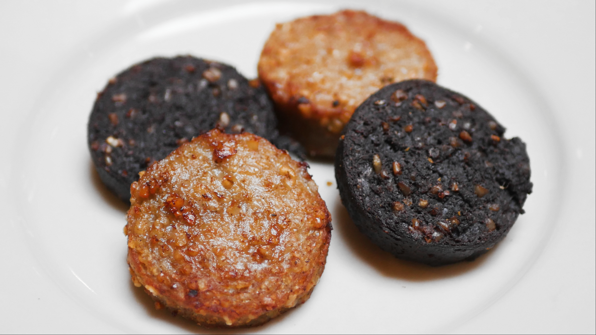 Irish White Pudding Thick 1.3kg,Hand Made,Small Batch with Female Pork ...